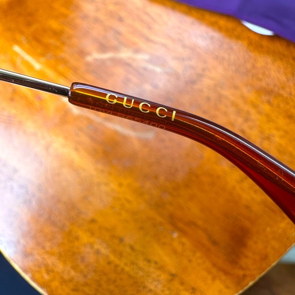 Gucci Pink around Rhinestone Sunglasses - Picture 7 of 7